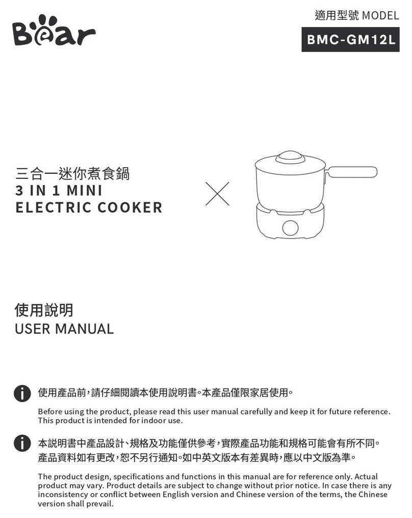 Bear BMC-GM12L user manual