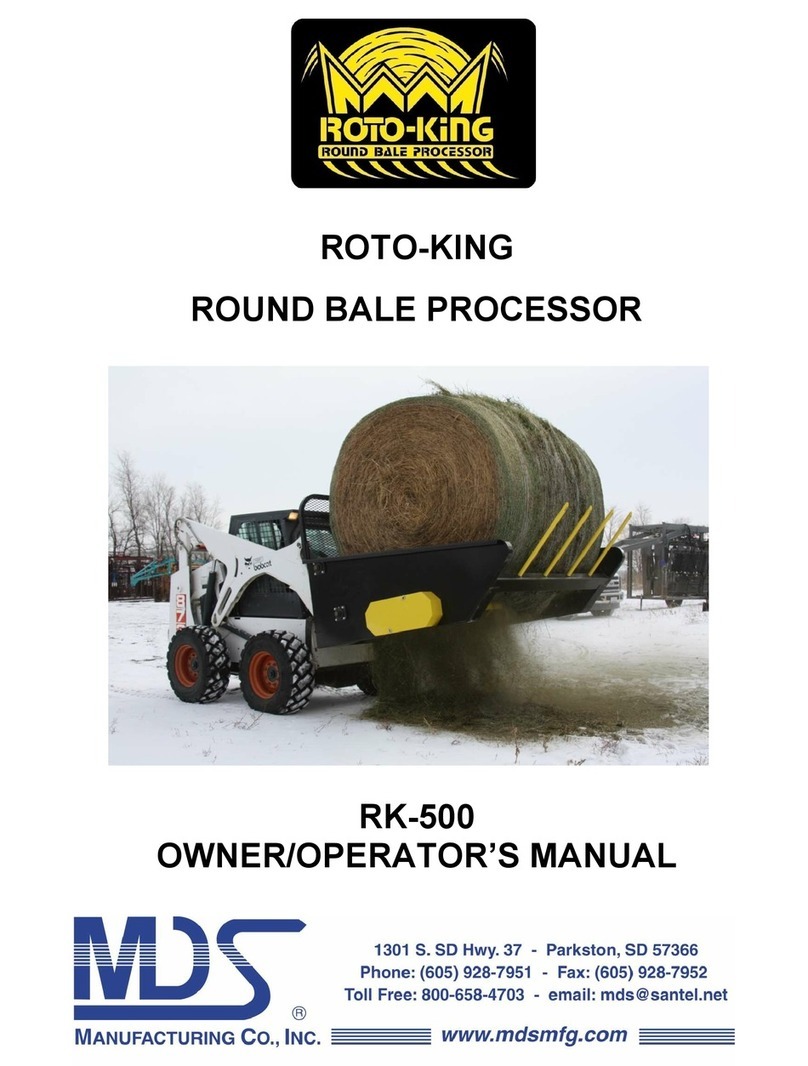 MDS ROTO-KING RK-500 Owner's/operator's manual