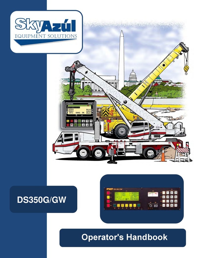 SkyAzúl DS350G Operator's handbook