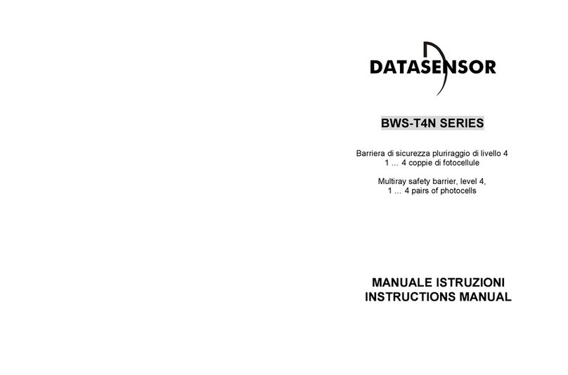 Datasensor BWS-T4N Series instruction manual
