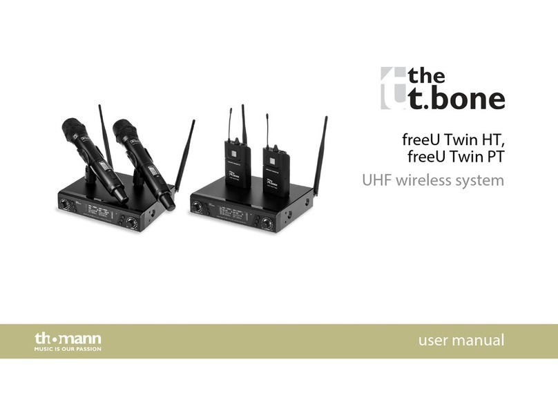 thomann the t.bone freeU Twin HT user manual