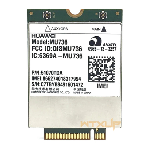 Huawei MU736 HSPA+ M.2 User guide Huawei MU736 HSPA+ M.2 User guide