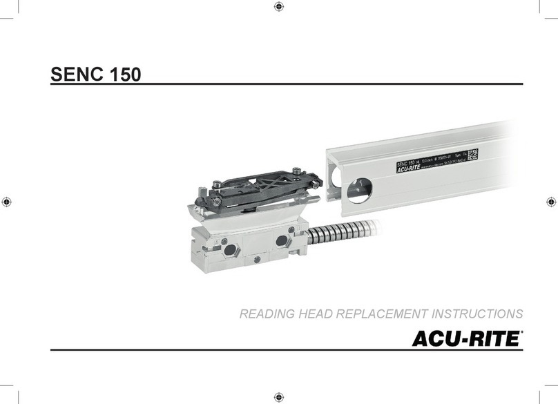 ACU-RITE SENC 150 instructions