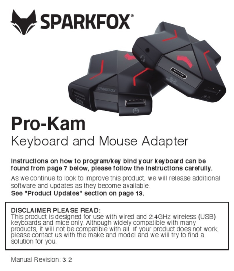 SPARKFOX Pro-Kam manual