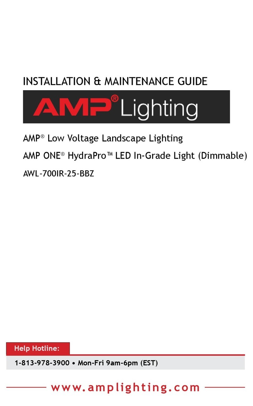 AMP Lighting ONE HydraPro AWL-700IR-25-BBZ Operating and safety instructions AMP Lighting ONE HydraPro AWL-700IR-25-BBZ Operating and safety instructions