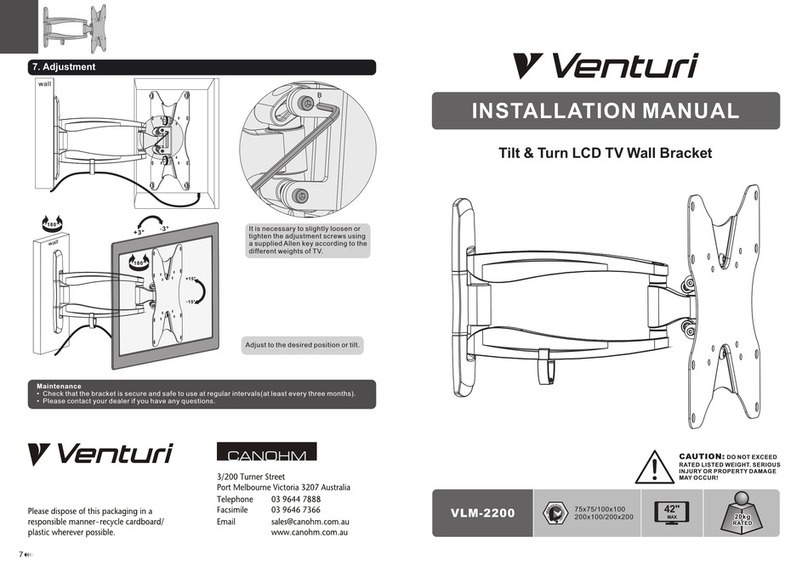 Venturi VLM-2200 installation manual