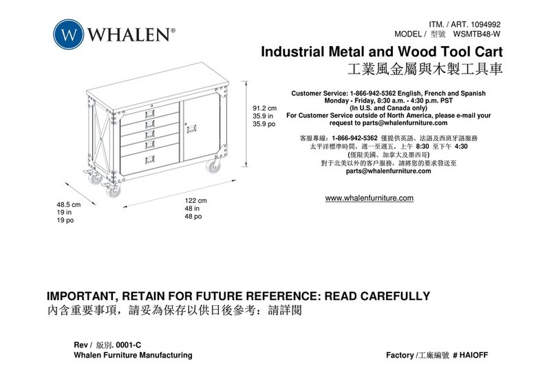 Whalen WSMTB48-W manual