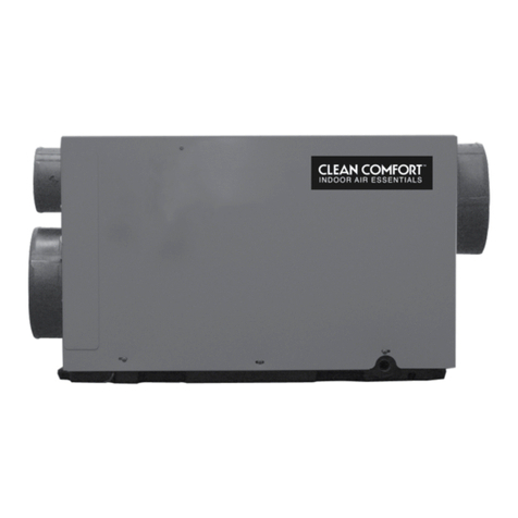 CLEAN COMFORT DV090 Installation and operation manual