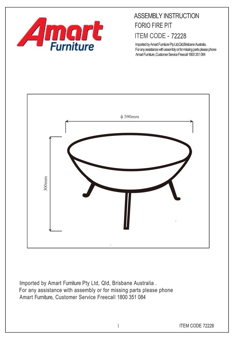Amart Furniture FORIO 72228 User manual