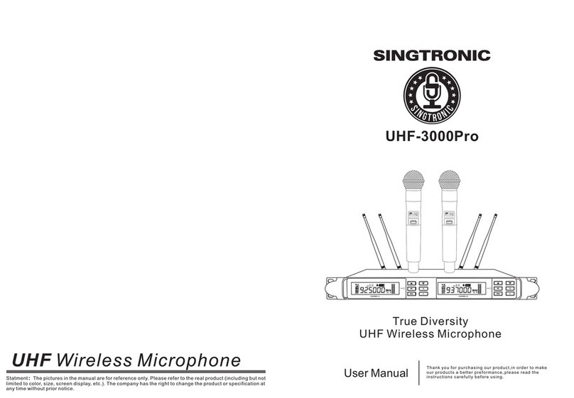 SINGTRONIC UHF-3000Pro user manual