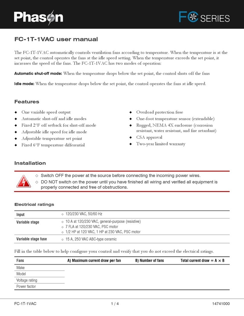 Phason FC Series User manual