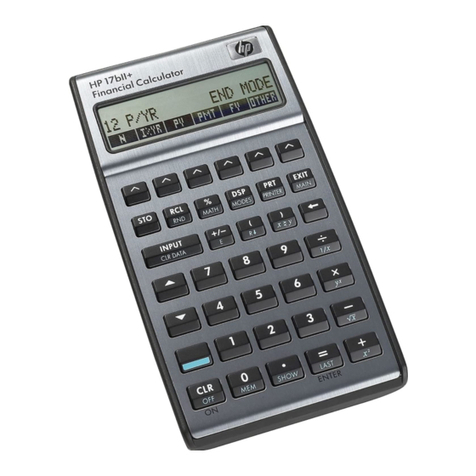 HP 17BIIPLUS User manual
