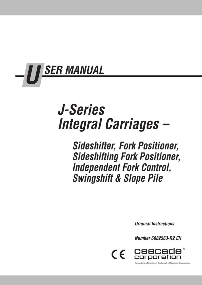 cascade corporation J Series user manual
