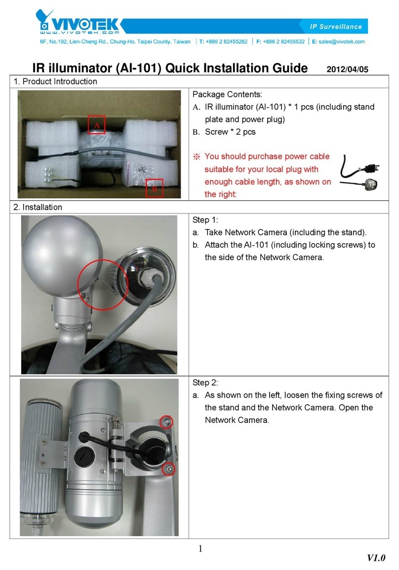 Vivotek AI-101 Quick installation guide