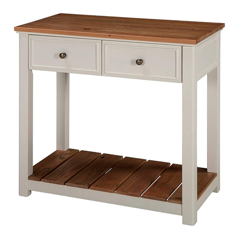 Alaterre Furniture Savannah 30 Console Assembly instructions