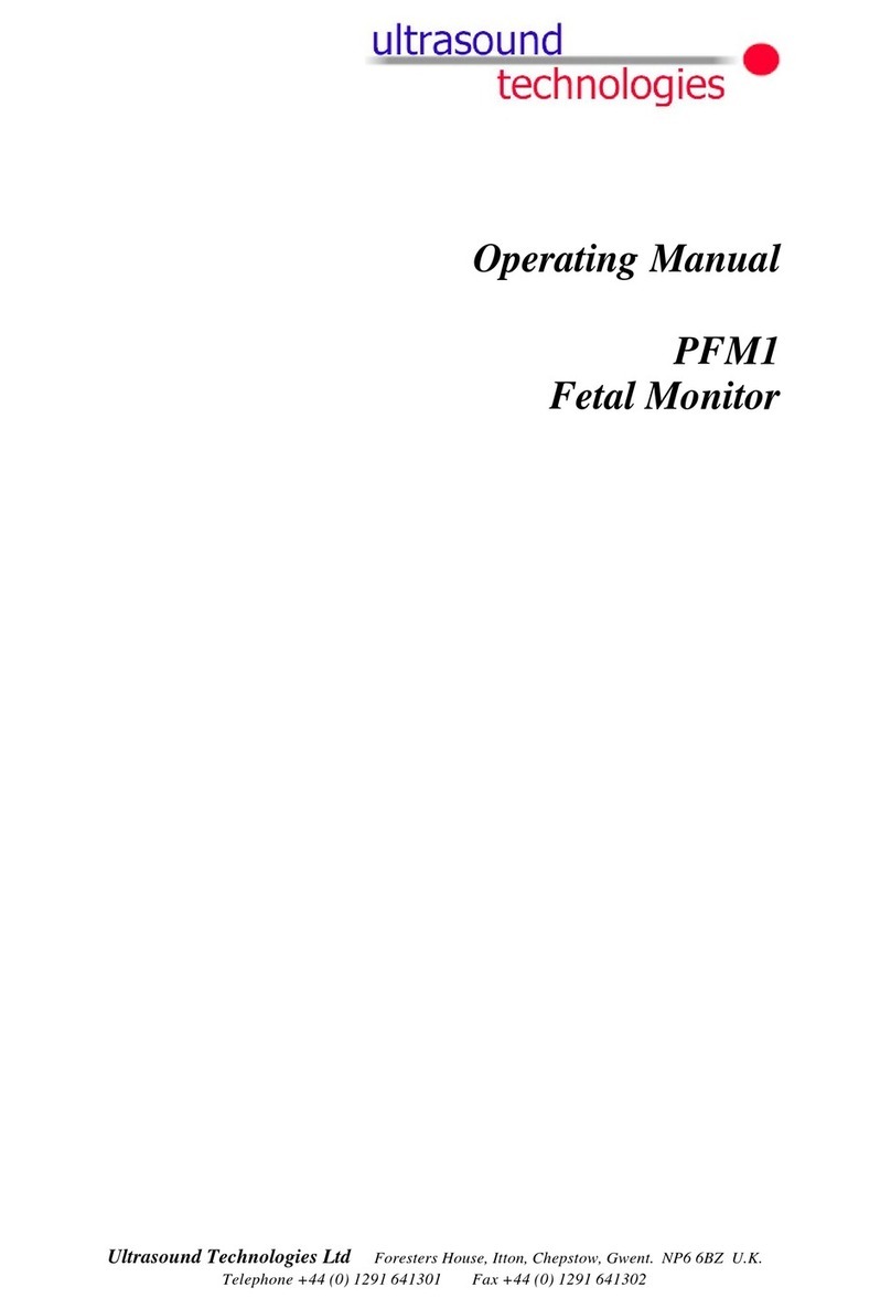 Ultrasound Technologies PFM1 operating manual