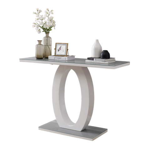 FURNITUREBOX GIOVANI CONSOLE TABLE Assembly guide FURNITUREBOX GIOVANI CONSOLE TABLE Assembly guide
