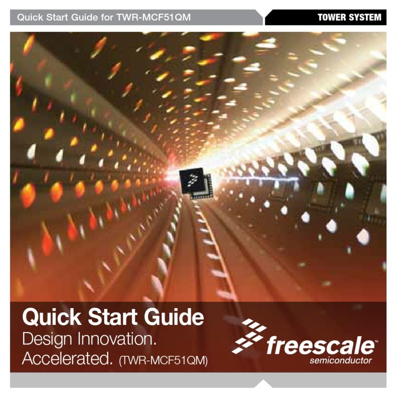 Freescale Semiconductor TWR-MCF51QM quick start guide