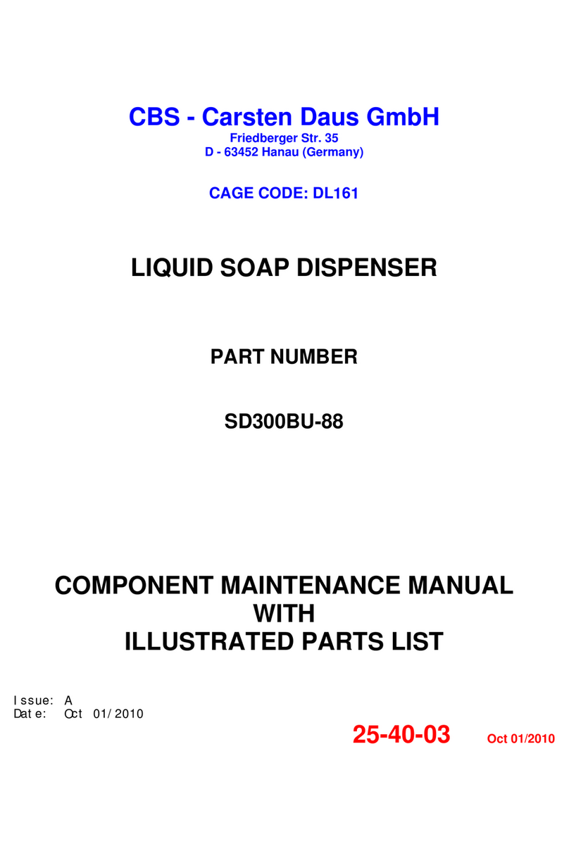 CBS SD300BU-88 Setup guide