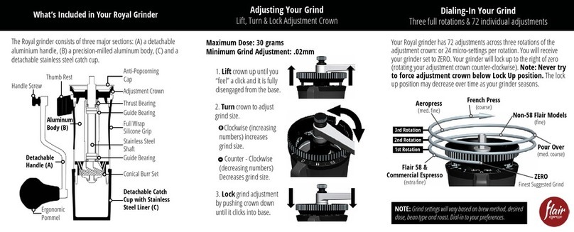 Flair Espresso The Royal User manual