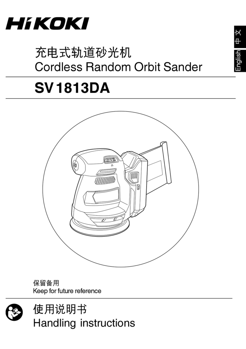 HIKOKI SV 1813DA Handling instructions HIKOKI SV 1813DA Handling instructions