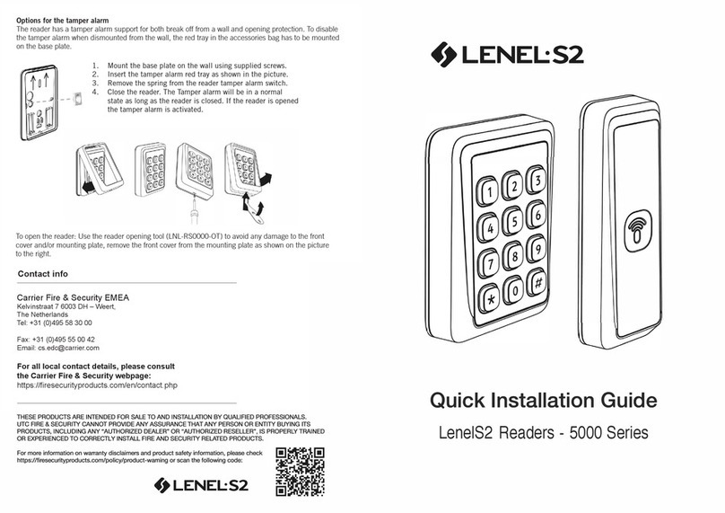 LenelS2 5000 Series User manual