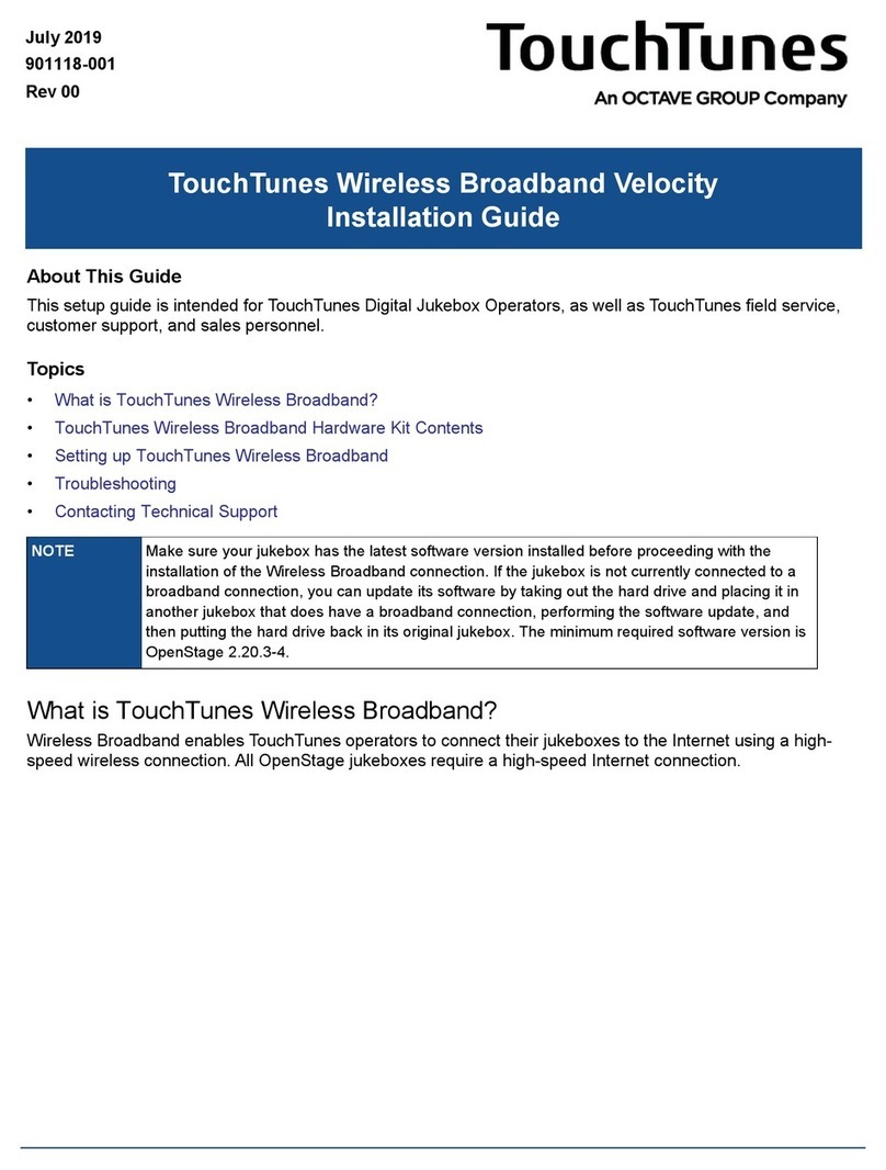Octave TouchTunes User manual