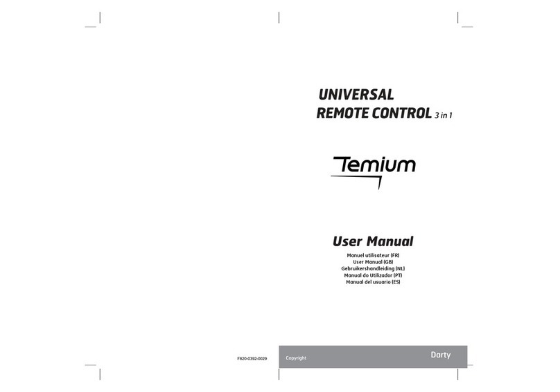 DARTY Temium user manual