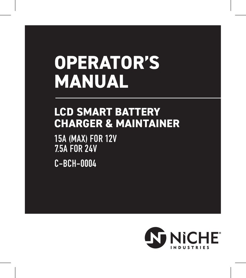 Niche C-BCH-0004 Operator's manual