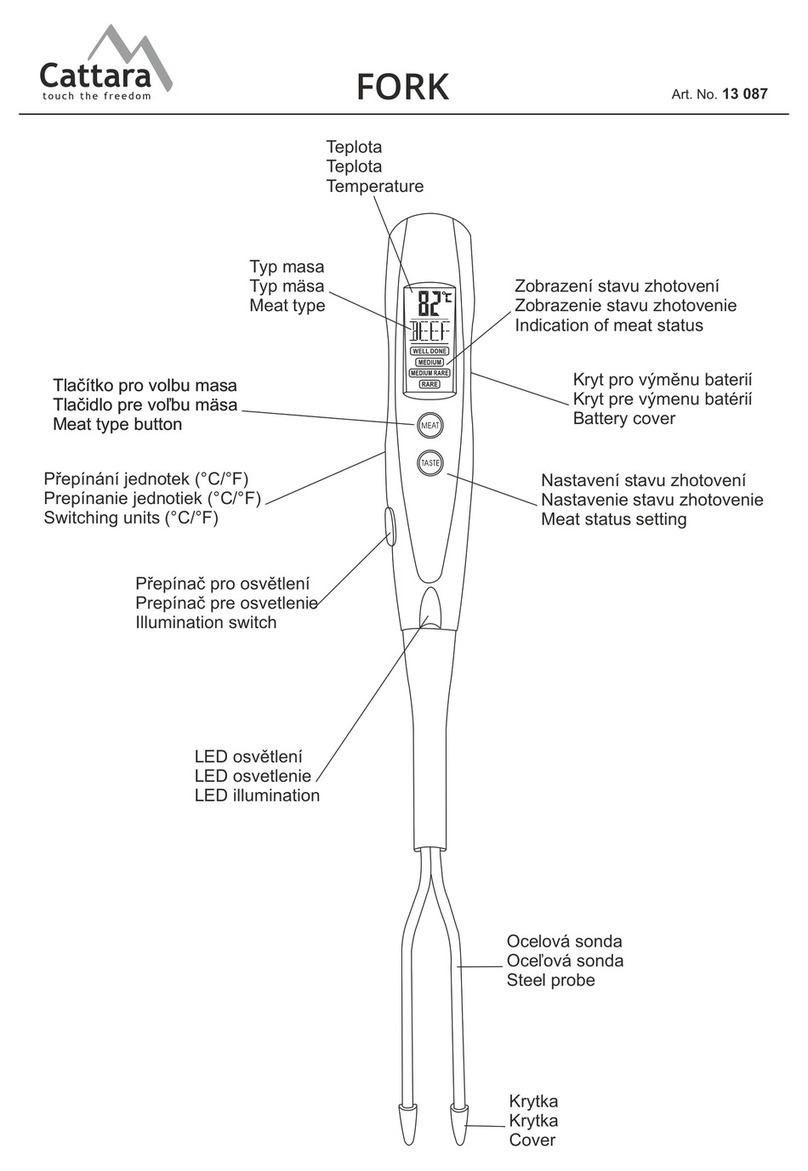 Cattara FORK 13 087 User manual