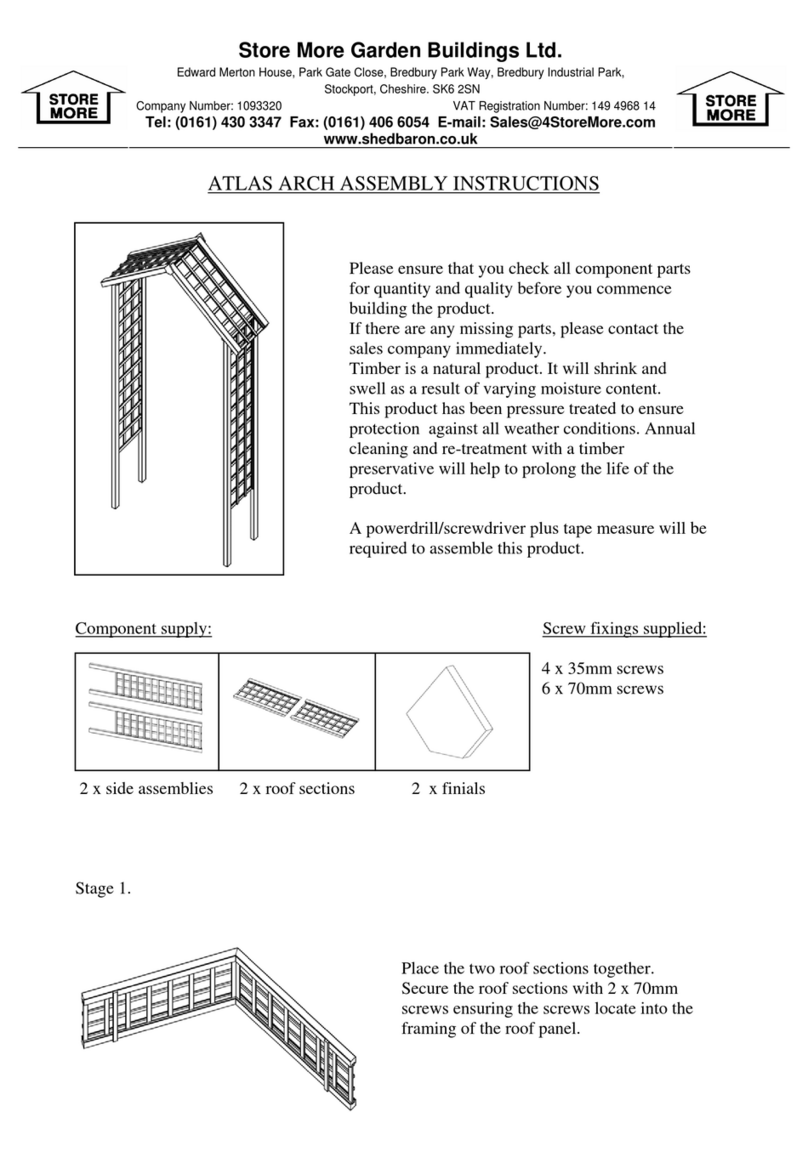 Store More ATLAS ARCH Assembly instructions
