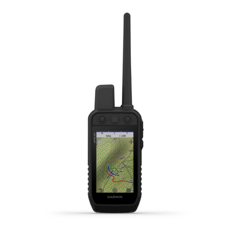 Garmin Alpha 200 User manual
