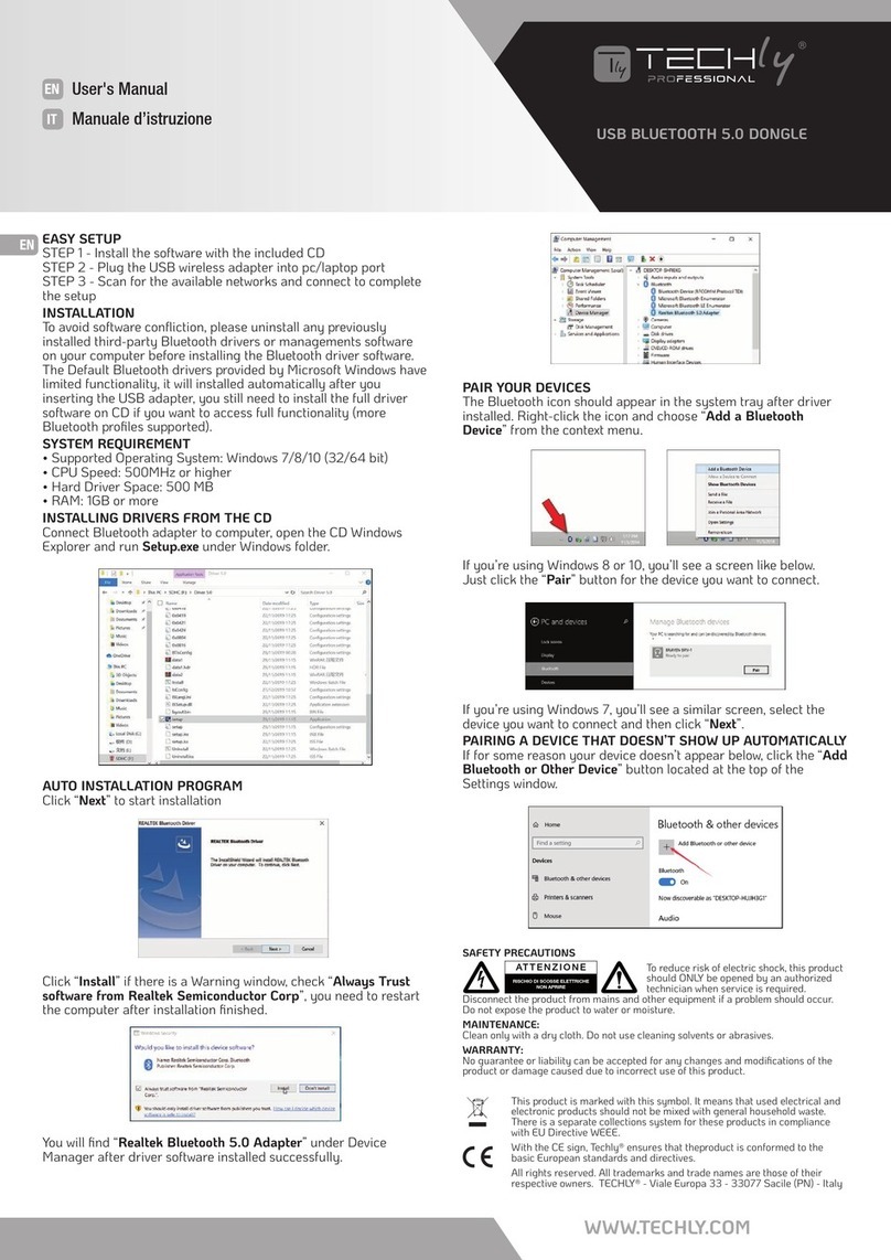 Techly 362534 User manual