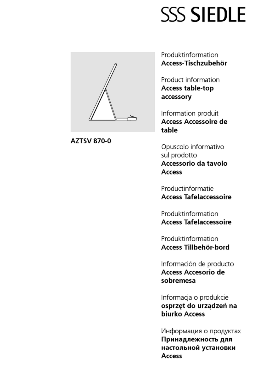 SSS Siedle AZTSV 870-0 installation instructions