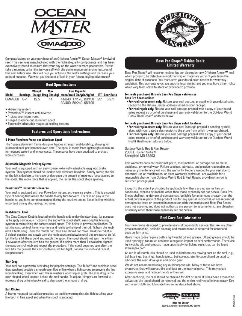 Offshore Angler OCEAN MASTER OMA4000 quick start guide