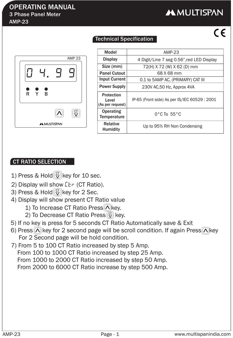 MULTISPAN AMP-23 operating manual MULTISPAN AMP-23 operating manual