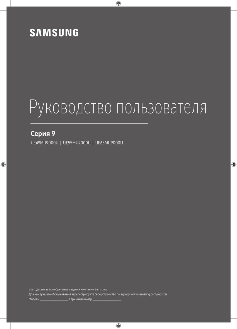 Samsung UE49MU9000U User manual Samsung UE49MU9000U User manual