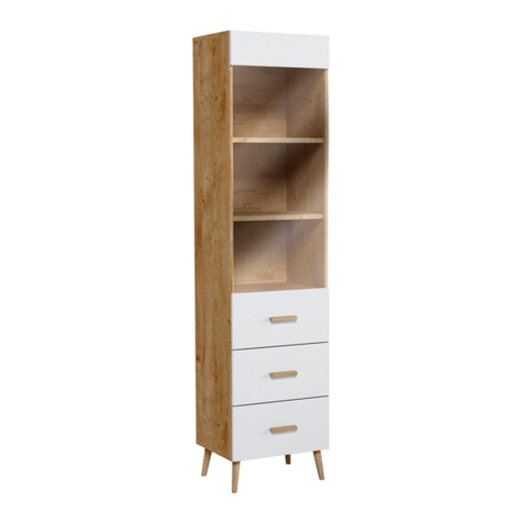 GALA MEBLE VISBY W1D2S Assembly manual