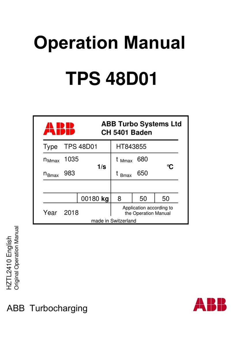 ABB HT843855 Operation manual
