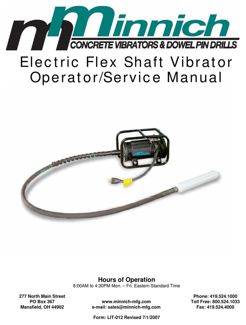 Minnich 1500 Series User manual