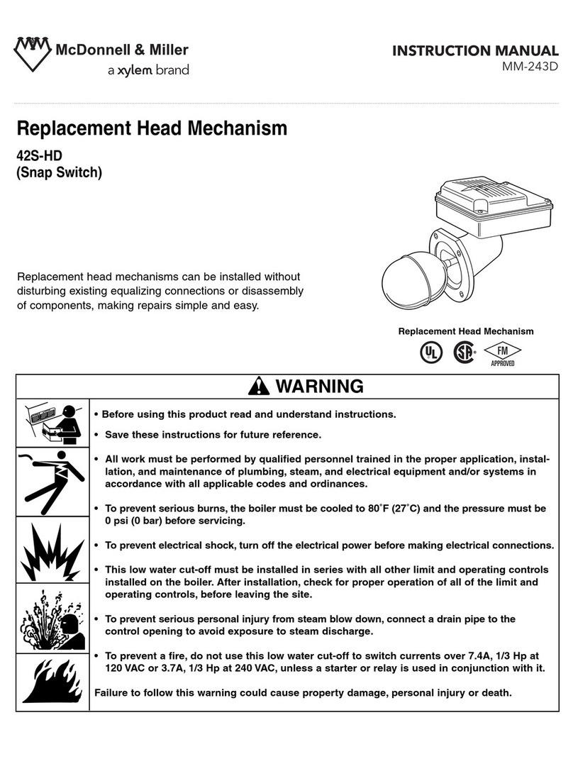 Xylem McDonnell & Miller MM-243D User manual