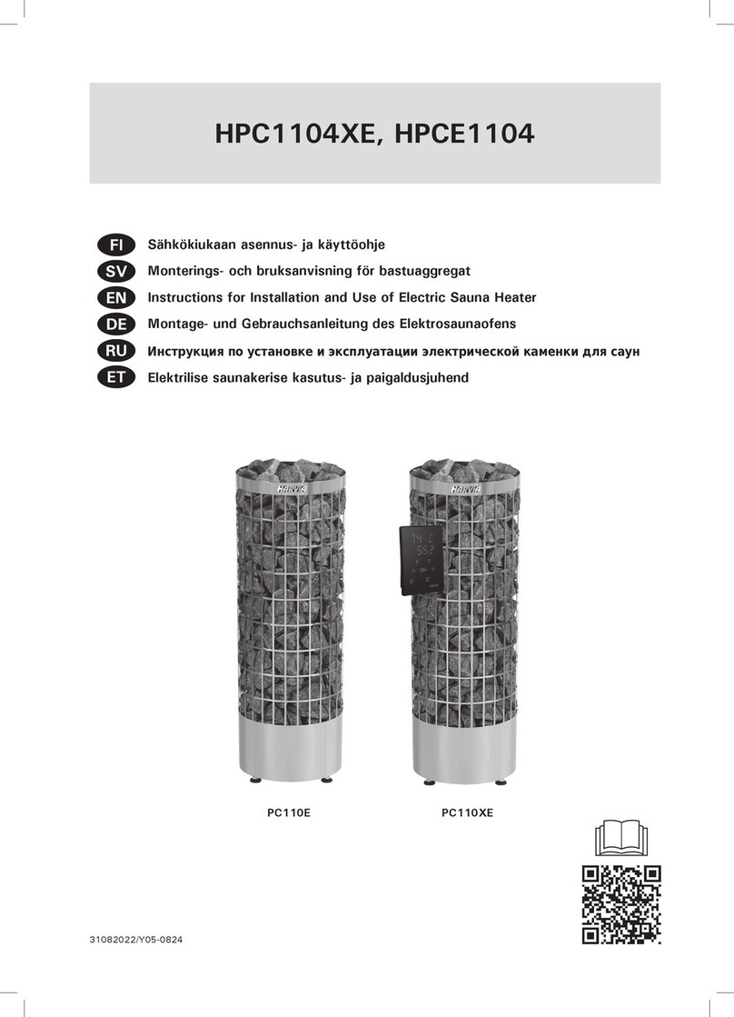 Harvia HPC1104XE User manual
