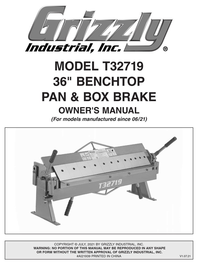 Grizzly T32719 User manual