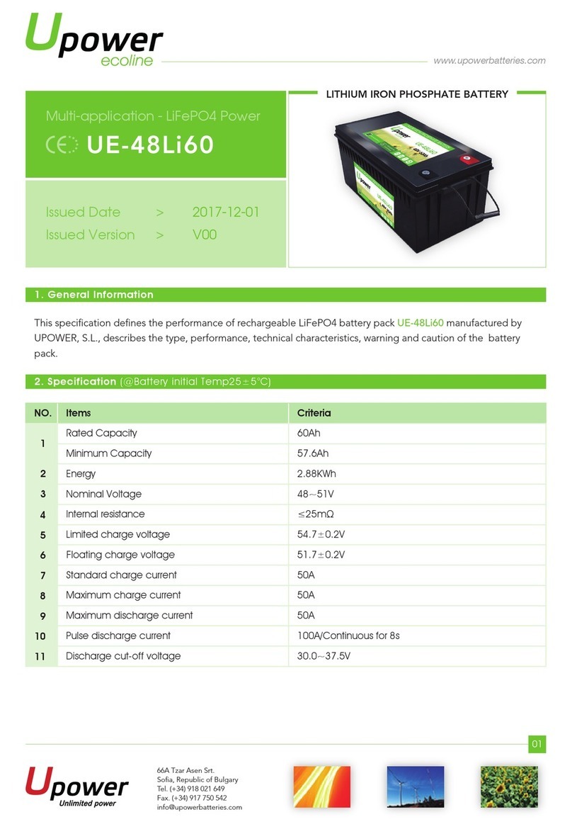 UPOWER Ecoline UE Series User manual UPOWER Ecoline UE Series User manual