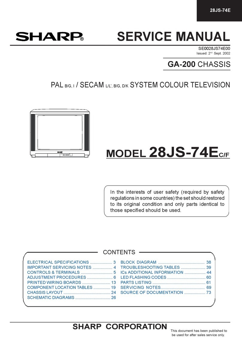 Sharp 28JS-74E User manual Sharp 28JS-74E User manual