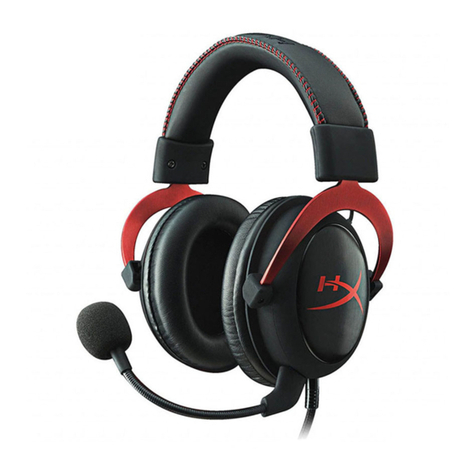 HyperX Cloud II KHX-HSCP-GM User manual