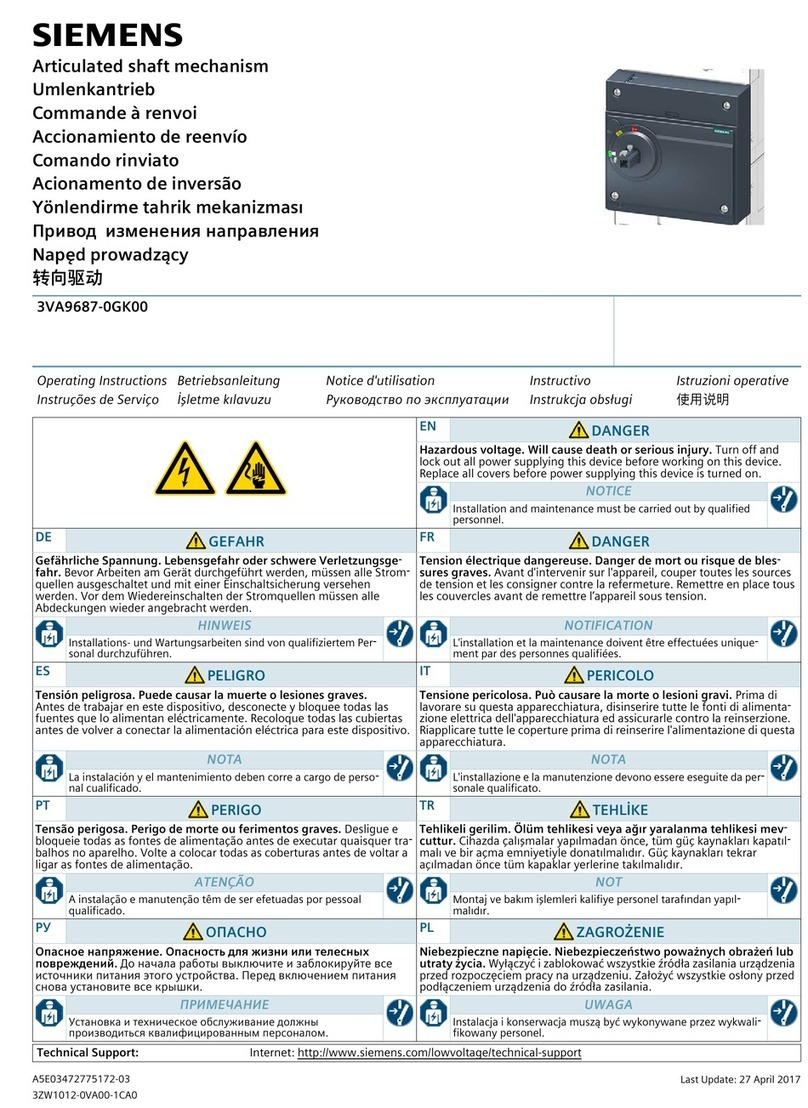 Siemens 3VA9687-0GK00 User manual Siemens 3VA9687-0GK00 User manual