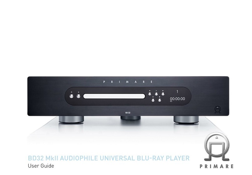 Primare BD32 Mk2 user guide