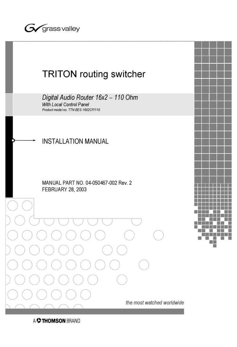 THOMSON TTN-BES-1602CP/110 installation manual
