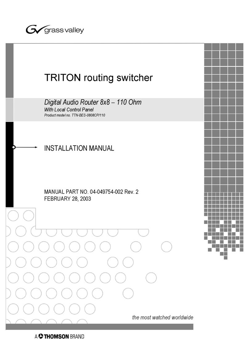 THOMSON TTN-BES-0808CP/110 User manual